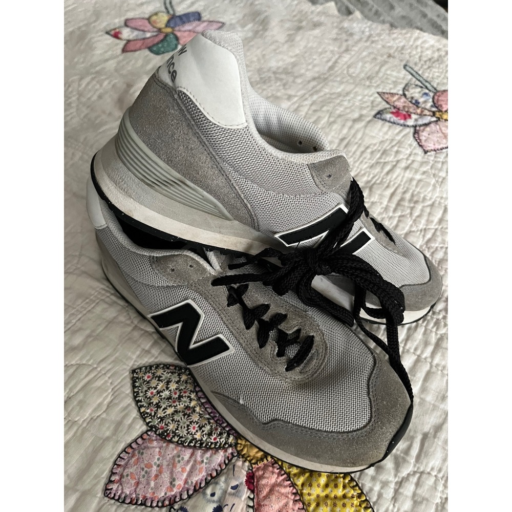New Balance 515 V3 M-9, W-10.5 Grey Black Rain Cloud Suede Sneakers